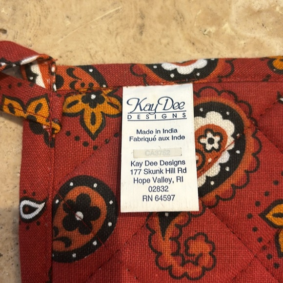 Kay Dee Austin cowboy boot dish towel and potholder. - Picture 4 of 7